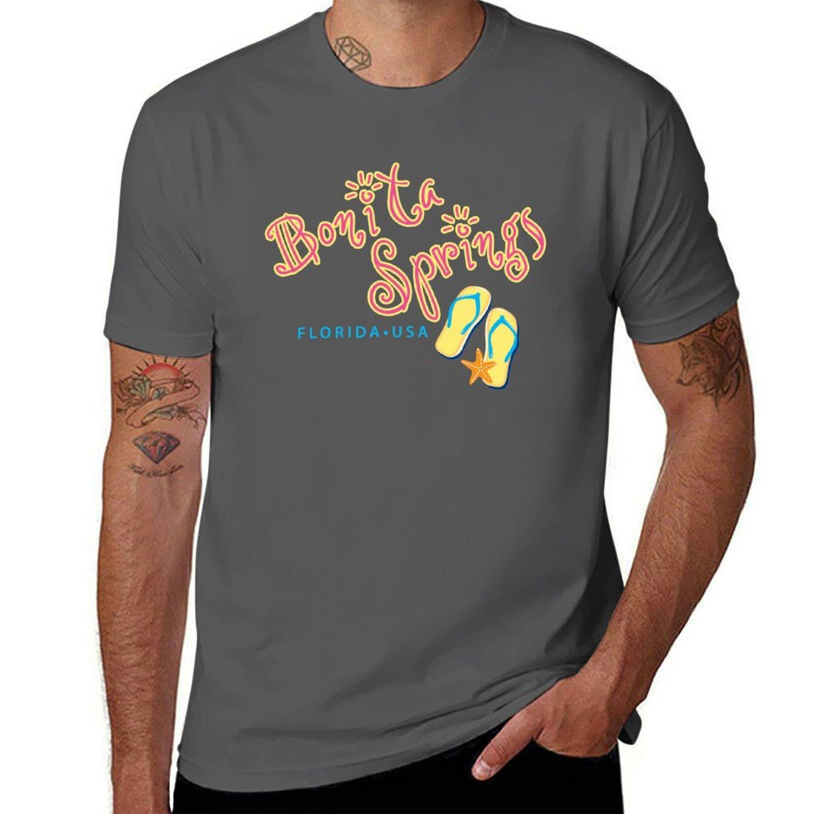 

Bonita Springs Florida T-Shirt man t shirt graphic t shirt man casual t shirt personalised T-Shirt 4XL