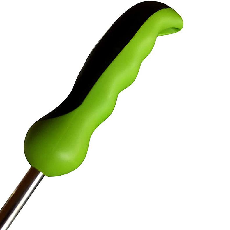 Stainless Steel Manual Weeder Root Remover Loosener Green Garden Tool