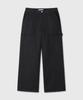 Daibeuin Washed Fatigue Carpenter Pants (Black)