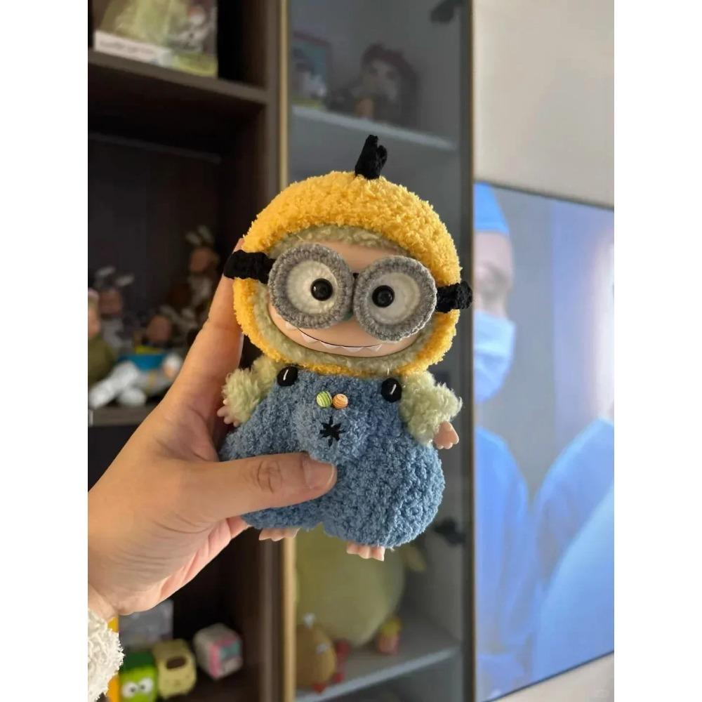 New 17cm Labubu Inventory Cute Fashion Clothing Accessories Labubu Headband Scarf Decoration Bubble Doll Clothing Birthday Gift