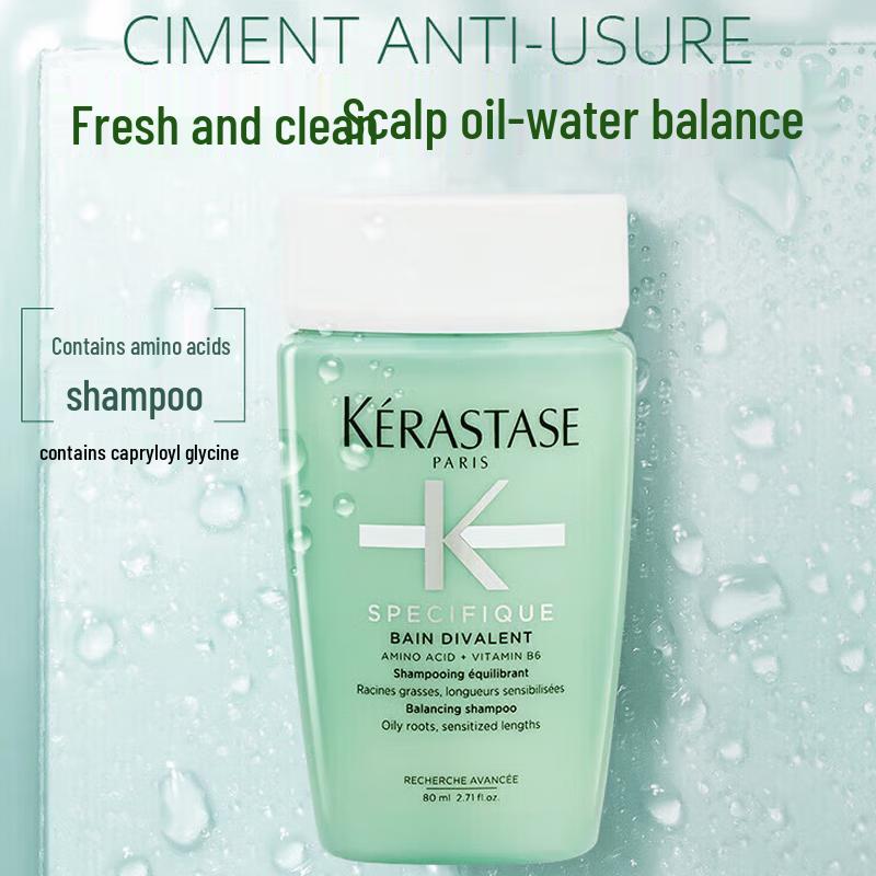 Kérastase Dual-Action Shampoo & Chronologiste Hair Oil Set