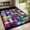 1Pc Cubes Expressions Colors Carpet Rug Customizable Soft Washable Antislip Home Living Room Sofa Mats Personalized Rug 091712