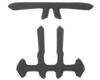 KABUTO Repair Parts Inner Pad Black Aero-R2 Set,