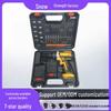 Rechargeable Brushless Hand Drill - Portable Lithium Battery Impact Drill for Metal and Wood