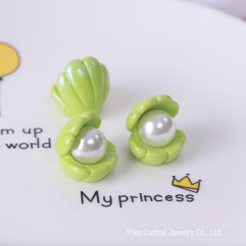 Ocean Pearl Shell Resin Jewelry DIY Keychain & Phone Chain Accessories