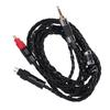 Double Needle 8 Core Balanced OCC Silver Plated Audio Cable for Sennheiser HD600 HD580