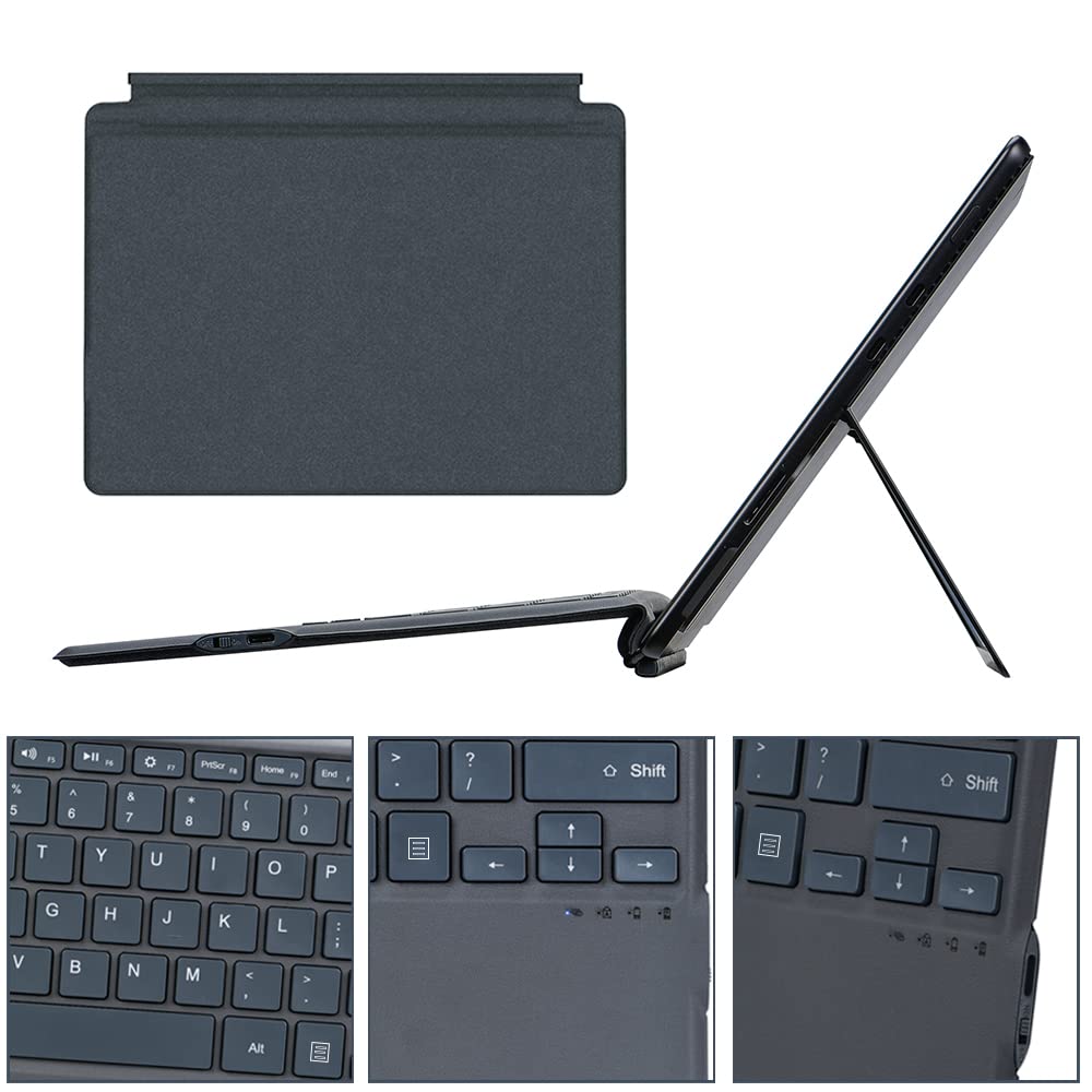 TJK Wireless Keyboard Compatible with Microsoft Surface Bluetooth Keyboard US English Layout Magnetic Pen Slot Pencil Storage Installation USB