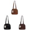 Retro Leopard Print Backpack Pu Cartoon Cute Casual Bag For Women And Men