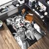 800 Square Meters of Carpet Featuring The American Icon Marilyn Monroe, a Soft Mat Ideal for Protecting The Floor in Offices, Homes, And Bed