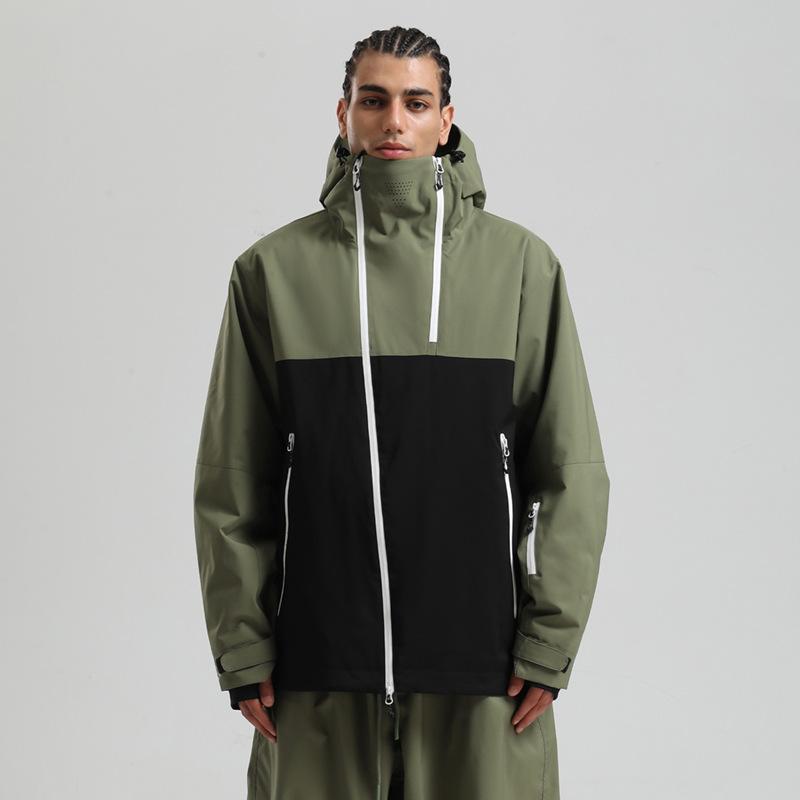 Men's and Women's Ski Jacket Snowboard Coat Waterproof Winter Baggy Snow Jackets with Hood Windproof Warm Insulation Outdoor Sports Skiing Jackets
