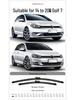 Compatible Dayun Frameless Wiper for Volkswagen Golf Mk7/7.5 (2014-2020)