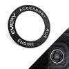 Every Engine Start Ring Suzuki Every DA17W DA17V Engine Start Starter Ring Aluminum Cover (Everyy, Black)