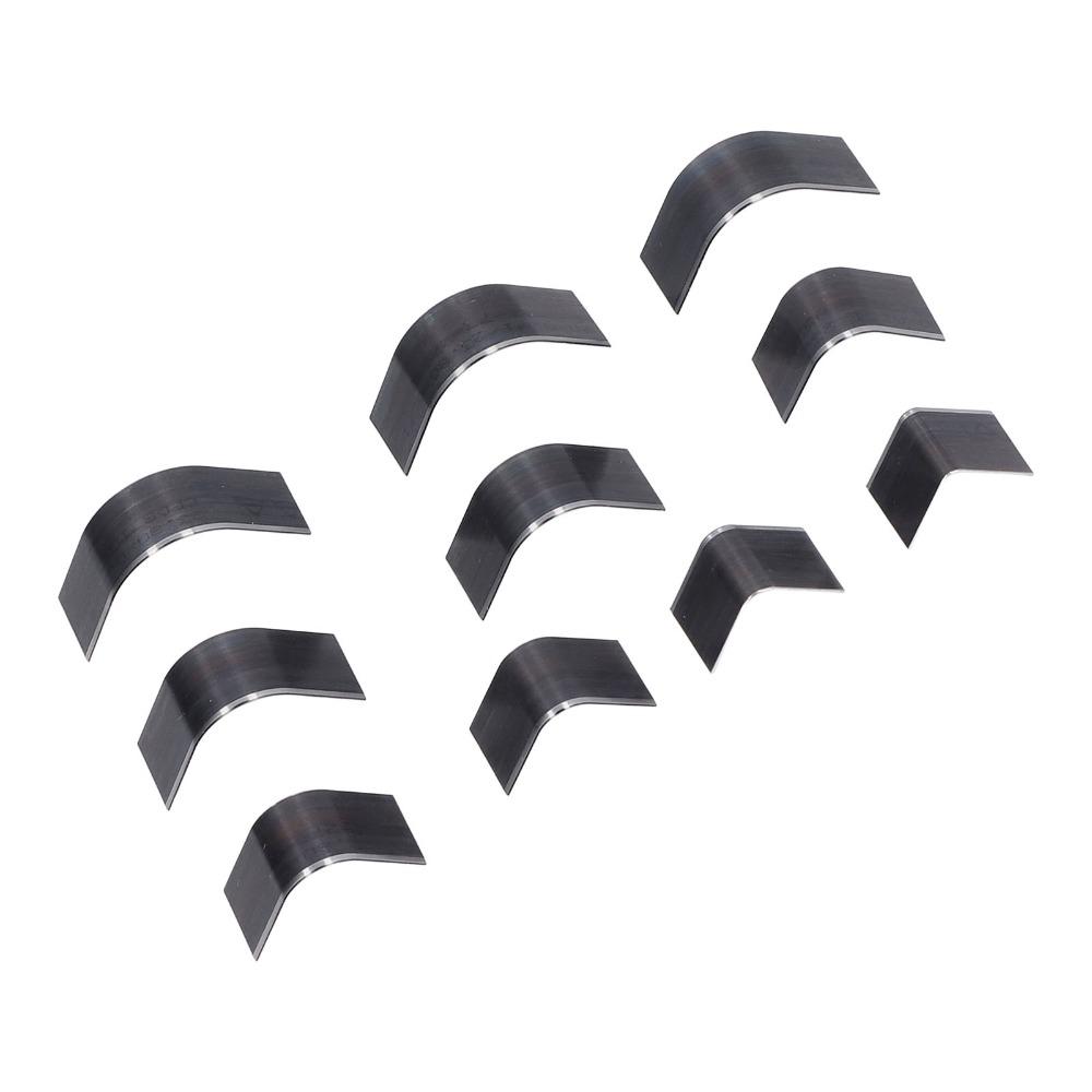 10 PCS Carbon Steel Leather Corner Punch Set Triangular Cutting Dies Kit  DIY Leathercrafts