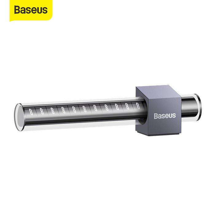 

Baseus алюминиевая временная парковочная карта для автомобиля, номерной знак телефона, магнитная наклейка с номером, автомобильная парковка, автомобильные аксессуары