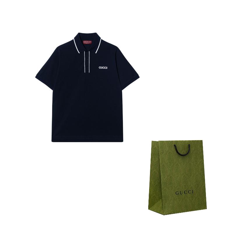 GUCCI Logo Embroidered Polo Shirt 806250-XJG3G-4003