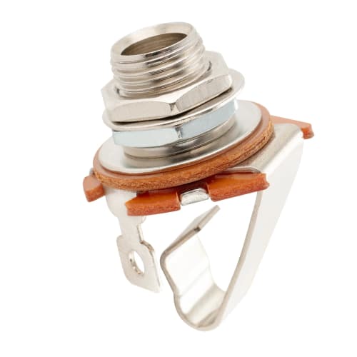 Musiclily Pro 6.35 mm Open Jack, Metric Size, Mono, for Electric Guitar/Bass, Nickel