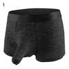 Sexy Men Elephant Nose Penis Pouch Boxers Briefs Mid Rise Breathable Underwear