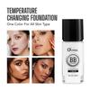 BB Cream Ligera que Cambia de Temperatura OCHEAL: Base de maquillaje transpirable, Corrector, Prebase, Ilumina el tono de la piel