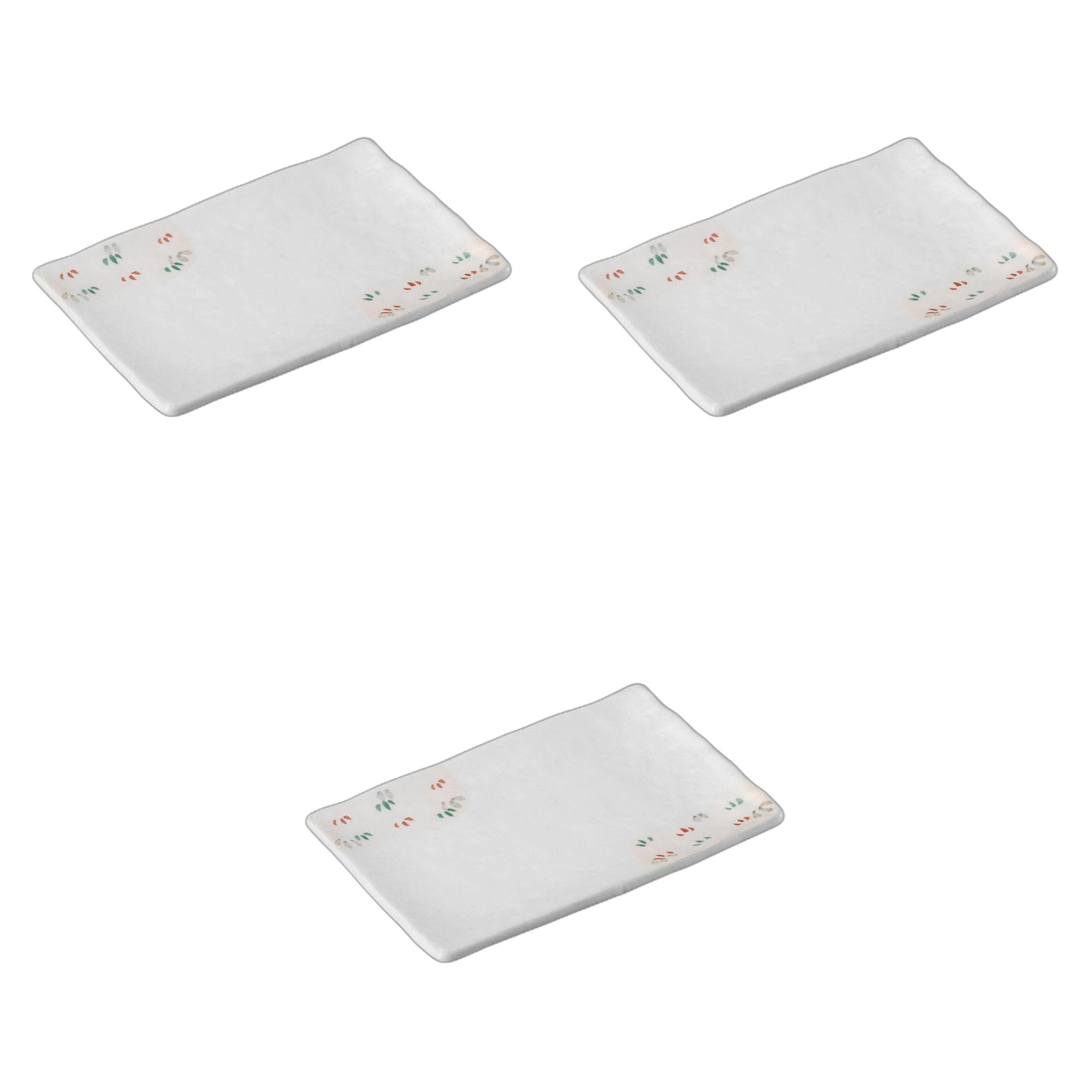 

Set of 3 Yukigesho Yakimono Plates x 13 x Ceramic Yakimono Plates by Setomonohonpo 7.0 [20.5 1.2 cm]