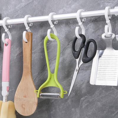 8 Stück Stilvolle & Langlebige S-förmige Haken Multifunktional Küche Zuhause Langlebiger Organizer S Winddichte Haken Verriegelbare Haken