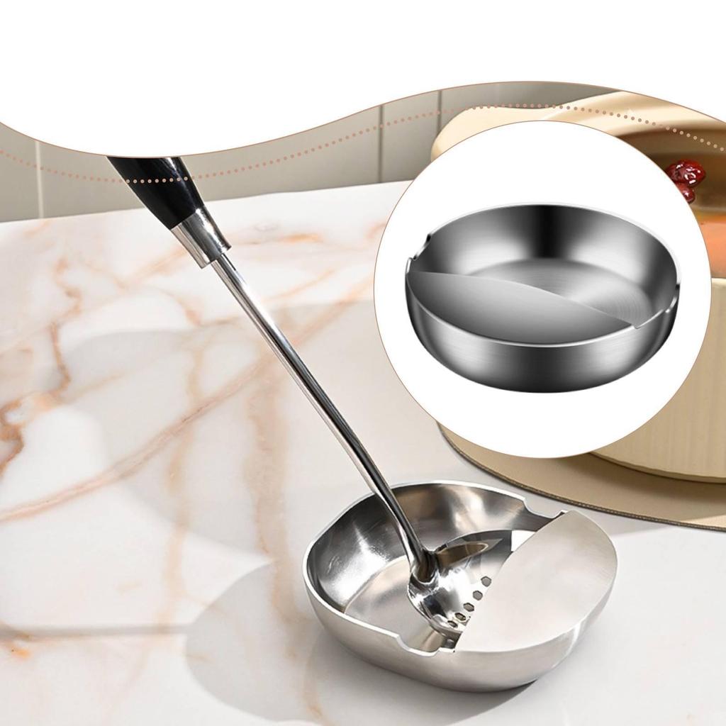 Kitchen Spoon Rest, Utensil Holder, Solid Stainless Steel, Stable Base, Keeps Dishes Neat, Easy to