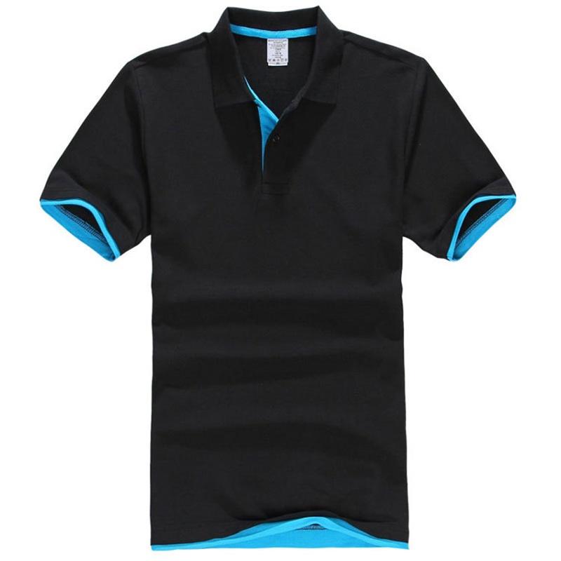Premium Quality Mens Classic Short Sleeve Summer Golf Sport Shirts Solid T-shirt