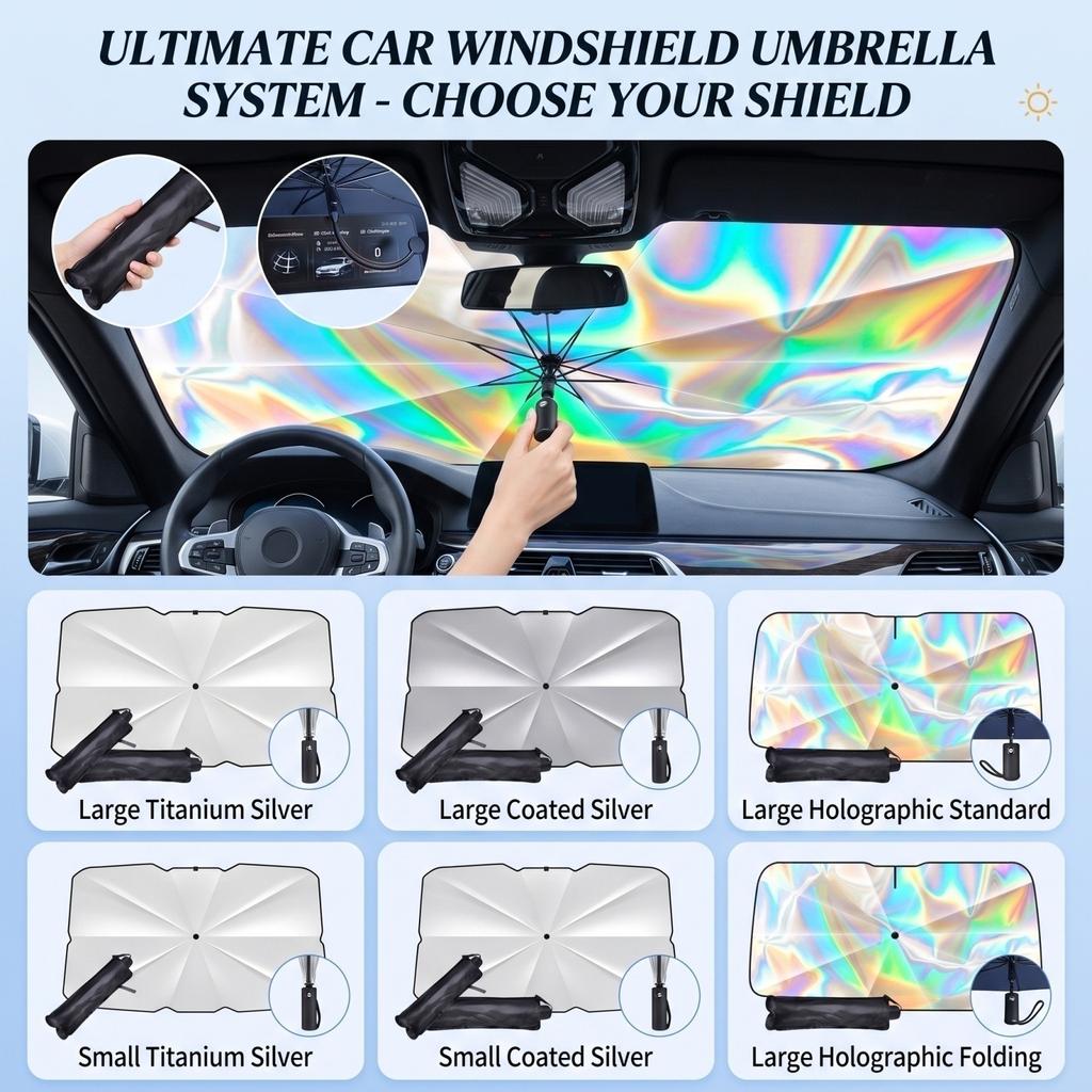 Car Sun Shade Visor for Windshield Summer Sun Block