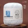 Mercerized Cotton Lace Yarn No. 3: DIY Hand-Knitted Crochet for Children - Spring/Summer Sweater & Coat - Free Shipping