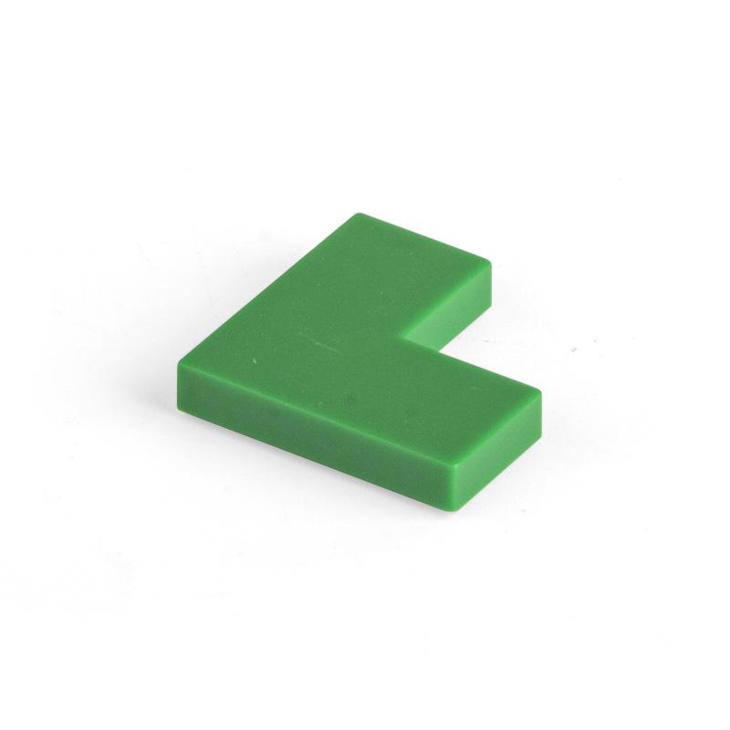 100pcs Matches DIY Build Brick Parts 14719 Tile 2 x 2 Corner Assembling Block Particle DIY Assmble Kid Puzzle Brain Toy Birthday Celebration Present