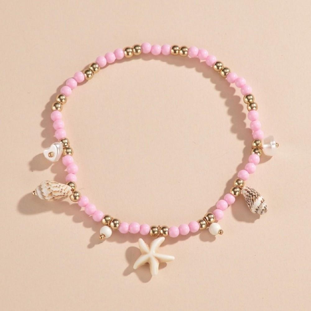 Bead Boho Beaded Anklets Vintage Beach Foot Chain Handmade Starfish Pendant Ankle Women