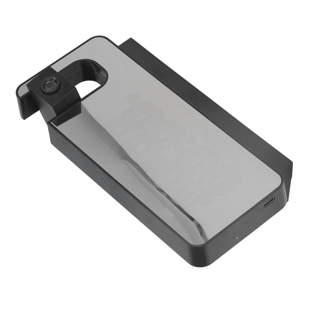 Digital Alarm Clock 180 Degrees  Rotatable Projection 4 Level Brightness LED Mirror Display for Home Office Bedroom