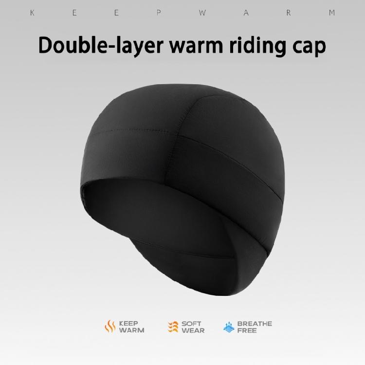 Leichte winddichte Radkappe Winter atmungsaktive warme Mütze Helminnenkappe Gehörschutz Unisex Mütze einfach zu bedienen