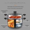Joyoung Hey Series 28cm Double-Layer Stainless Steel Steamer