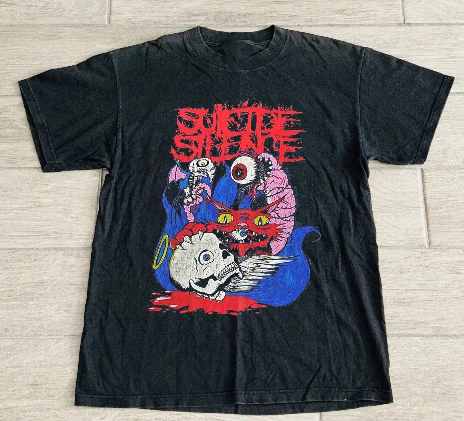 Suicide Silence Band Monster Black Gift For Fans S to 5XL Concert T-Shirt 4XL