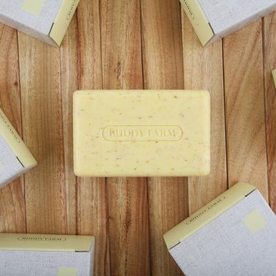 Buddy Farm Sabonete de Limão para Lavar o Rosto Grande Capacidade Sabonete Natural Econômico, 125g, 1 peça