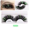 8D Colored Mink Hair False Eyelashes Natural Docile Thick Eyelashes