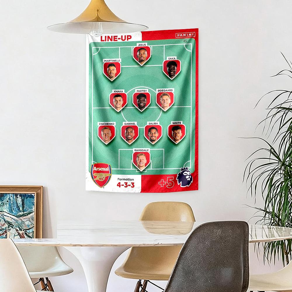 Arsenal Wall Decor Tapestry Art For Pet Memorial Birthdaywedding Party Backdrop Family Gift