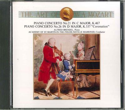 CD BRENDEL - Mozart:piano Concertos No.21&no.26 FDCA5240 PHILIPS Spain Classical Used