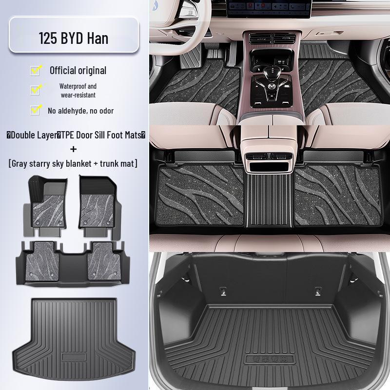 2025 BYD Han EV DMi Full-Coverage TPE Floor Mats