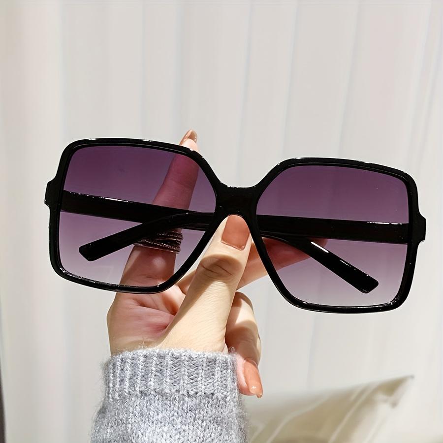 Brand Designer Fashion Oversized Sunglasses Women Plastic Female Big Frame Gradient Sun Glasses UV400  Mujer