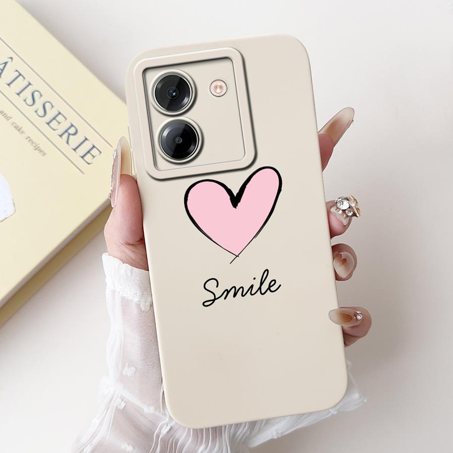 For Xiaomi Poco M7 Pro 5G Case Popular Flower Rabbit Duck Soft Liquid Silicone Cover For Xiaomi Poco M7Pro Capa 2409FPCC4G Coque