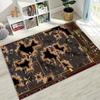 Retro Heroes of Might and Magic Map Games Art Rug for Bedroom Living Room Sofa Home Doormat Decor,Large Kids Non-slip Floor Mat