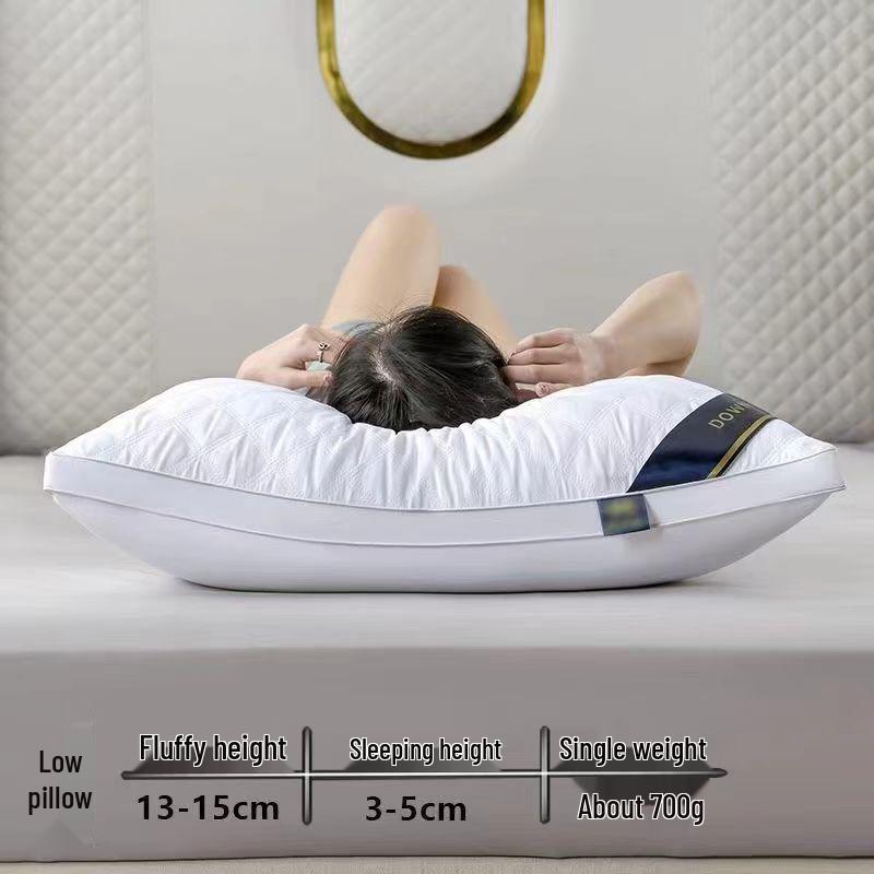 Feather Velvet Soft Pillow Set - Two-Pack for Adults