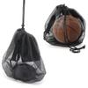 Multifunctional Mesh Shoulder Bag Drawstring Travel Storage Bag Basketball Single Bag  Teenage Boys