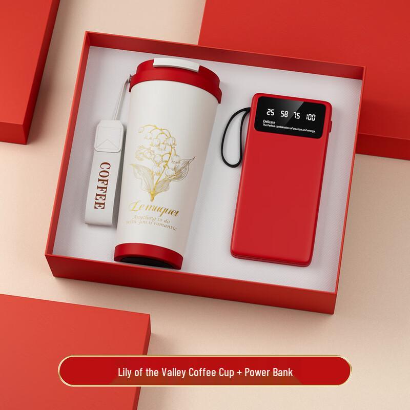 Business Coffee Cup & Power Bank Gift Set