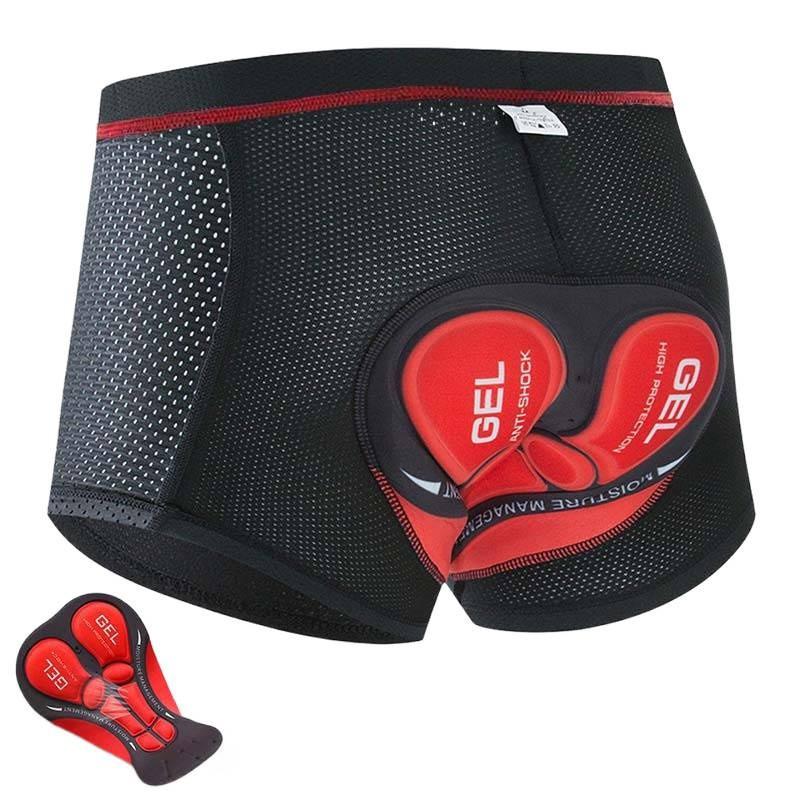 Pantaloncini da Ciclismo Uomo Donna Con Imbottitura in Gel Camoscio Traspiranti Assorbi Umidità Biancheria Intima da Bici Strada Montagna