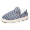 Women Coral Fleece Furry Slippers, Warm Indoor Slip On Lazy Cotton Shoes Plus Size