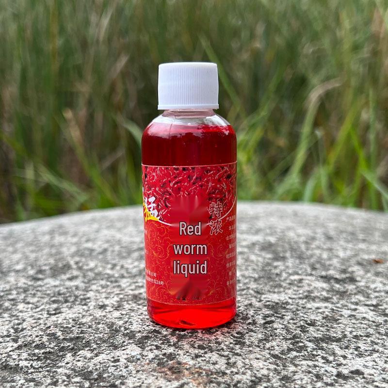 Extra Concentrated Bloodworm Fish Attractant 60ml - Ideal for Aspius, Green Carp, Bream, Crucian, and Grass Carp Winter Fishing.