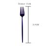 Gold Dinnerware Set Rainbow Tableware Dinner Set Stainless Steel Cutlery Set Mirror Knife Fork Tea Spoon Silverware Flatware Set