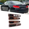 Upper Panel Trim Car Window Regulator Panel Glass Lift Switch Cover 4Pcs/Set For Toyota Camry 2001-2006 Door Armrest
